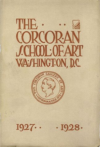 The Corcoran School of Art, Washington, D.C. 1927-1928