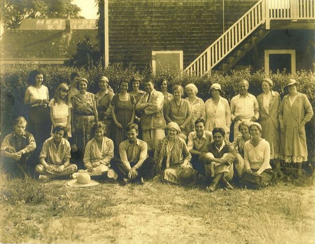 photo of Ambrose Webster art students, Summer 1931