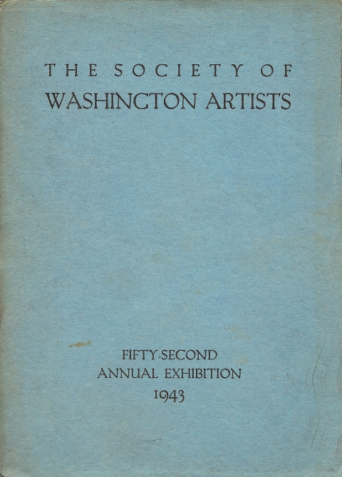 The Society of Washington Artists.  Fifty-second Annual Exhibition. 1943